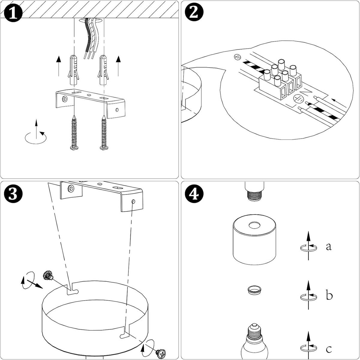 LED PENDELLEUCHTE COHEN Ⅲ 12/12/174 cm - Schwarz, Metall (12/12/174cm) - Nettlife
