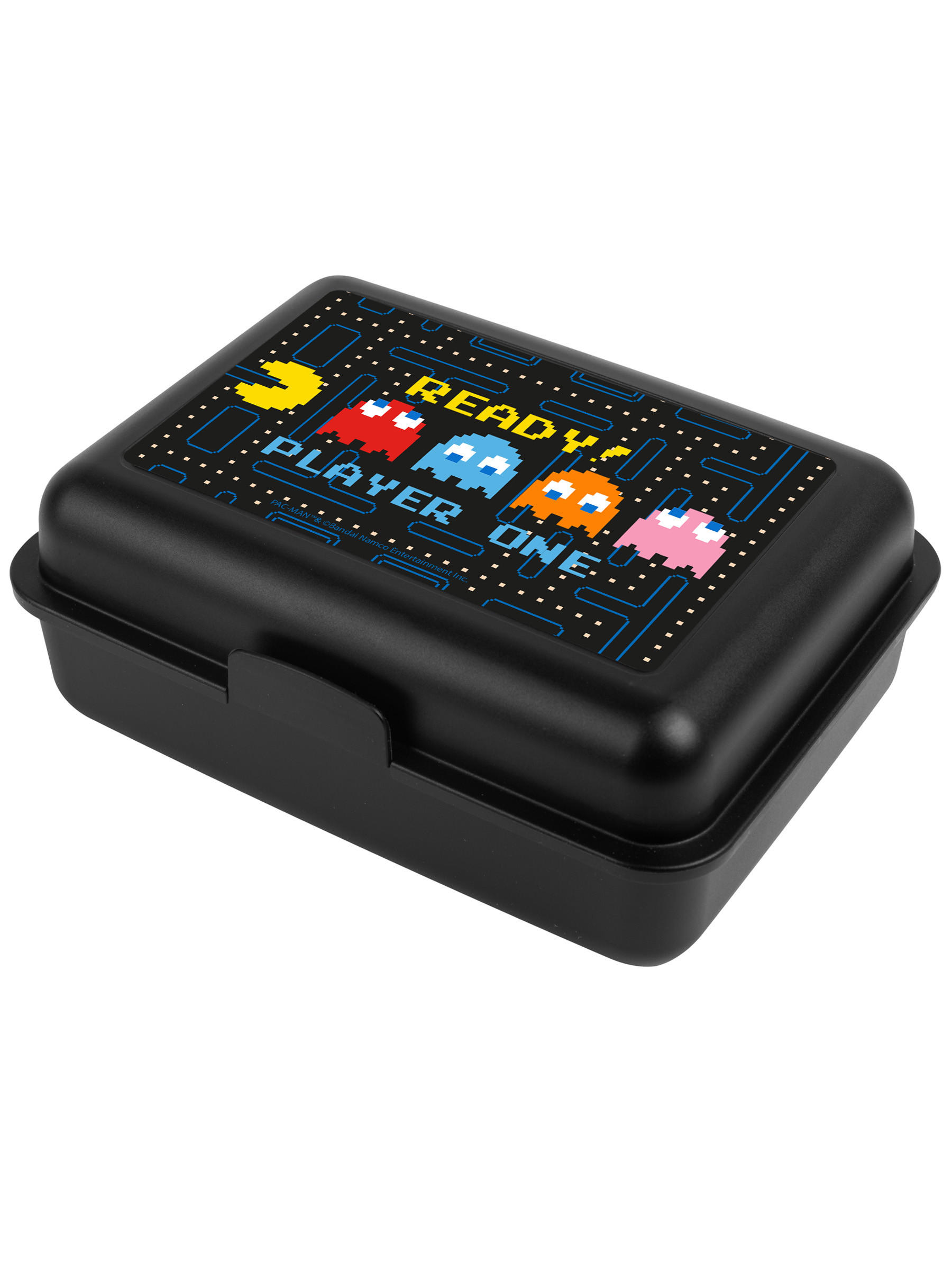 BROTDOSE Pac-Man Ready! Player One Schwarz 17,5 x 12,8 x 6,9 cm - Schwarz, Kunststoff (17.5/6.9/12.8cm) - United Labels