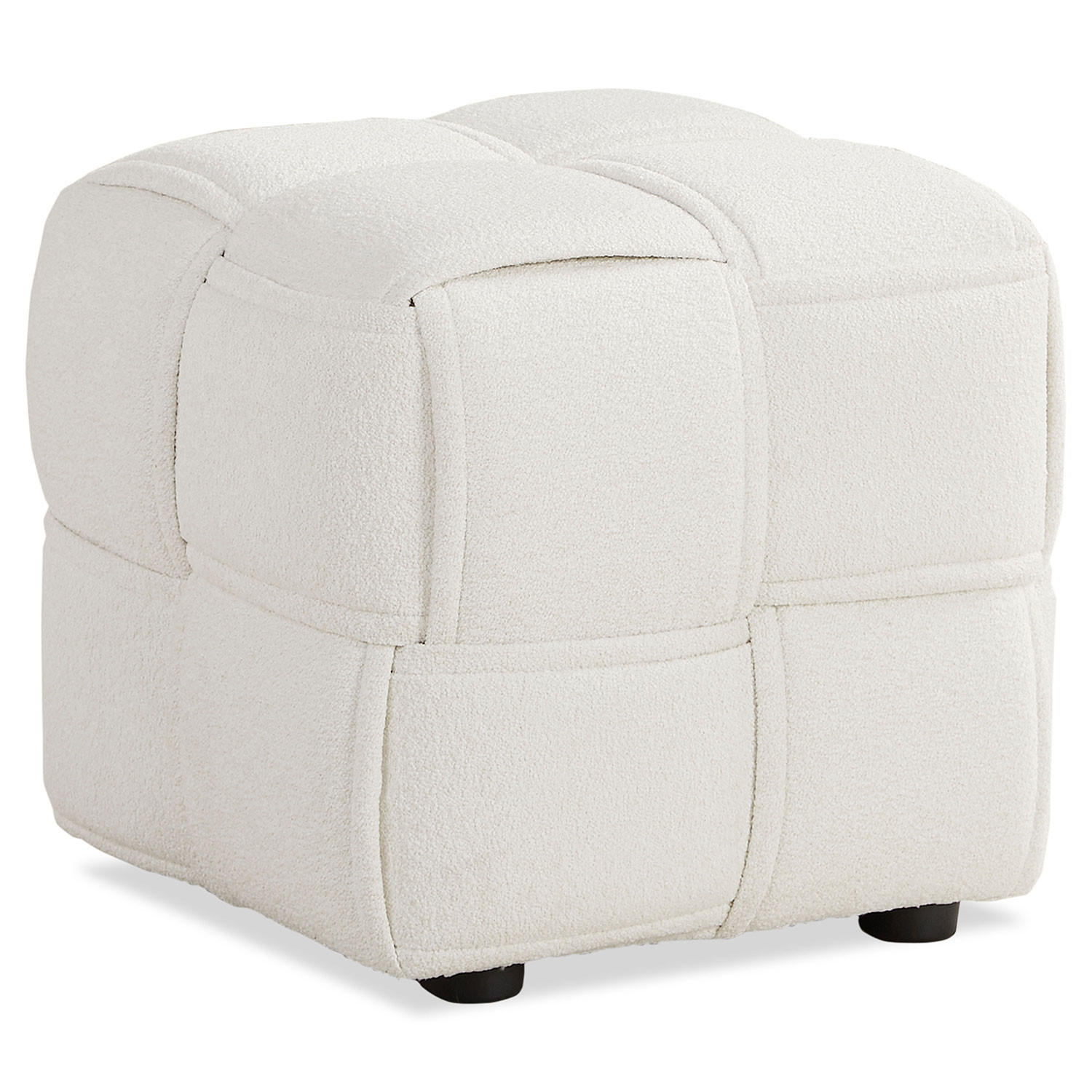 Homestyle4u Hocker Beige 46x41x46 cm