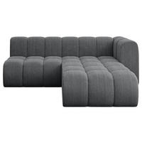 ECKSOFA modulares Sofa Darnel-L1 - 205x177x70 cm Dunkelgrau - Dunkelgrau, Holzwerkstoff/Textil (205/177cm) - ALTDECOR
