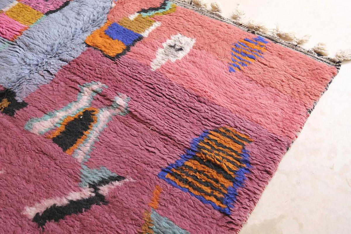 TEPPICH aus Wolle abstrakt aus Marokko 200x 300 cm - Multicolor, Naturmaterialien (200/300cm) - AFK Living