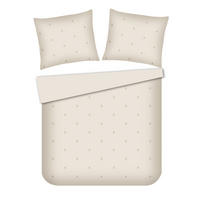 BETTWÄSCHE Baumwoll GENNA, 160x200 cm, Beige, Winter Weihnachten Bettbezug, Weihnachtsdeko, Christmas, Weihnachtsmotiv - Beige, Textil (160/200cm) - home&you