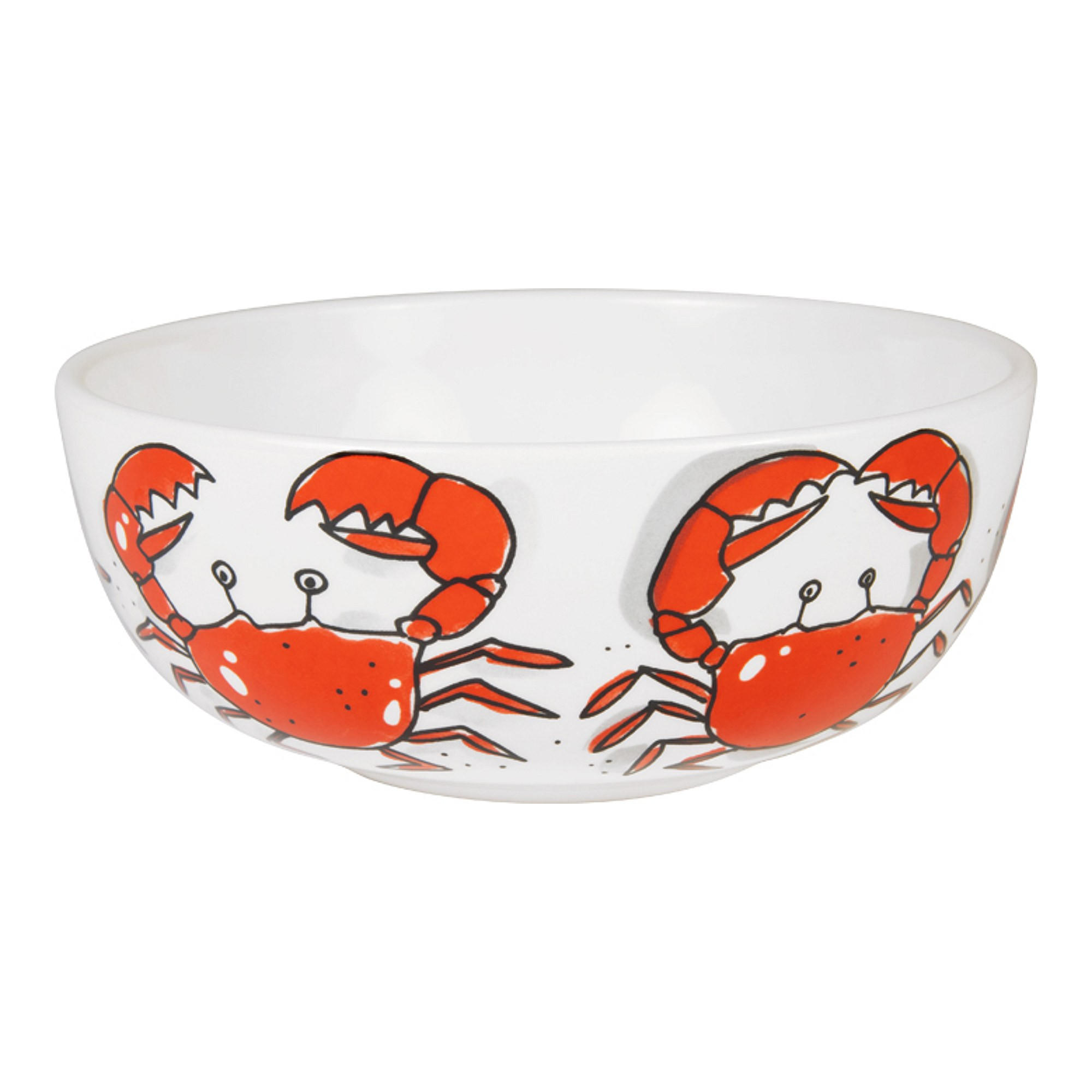 SCHALE Krabbe in Bunt - 15cm - Multicolor, Keramik (15.5/6.7/15.5cm) - Blond Amsterdam