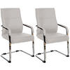 SCHWINGSTUHL 2er Set Stoff grau - Grau, Textil/Metall (55/88/60cm) - CLP