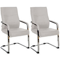 SCHWINGSTUHL 2er Set Stoff Grau - Grau, Textil/Metall (55/88/60cm) - CLP