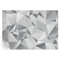 FOTOTAPETE 312x219 cm - Abstrakte Geometrie - Weiß, Textil (312/219cm) - Wallfluent