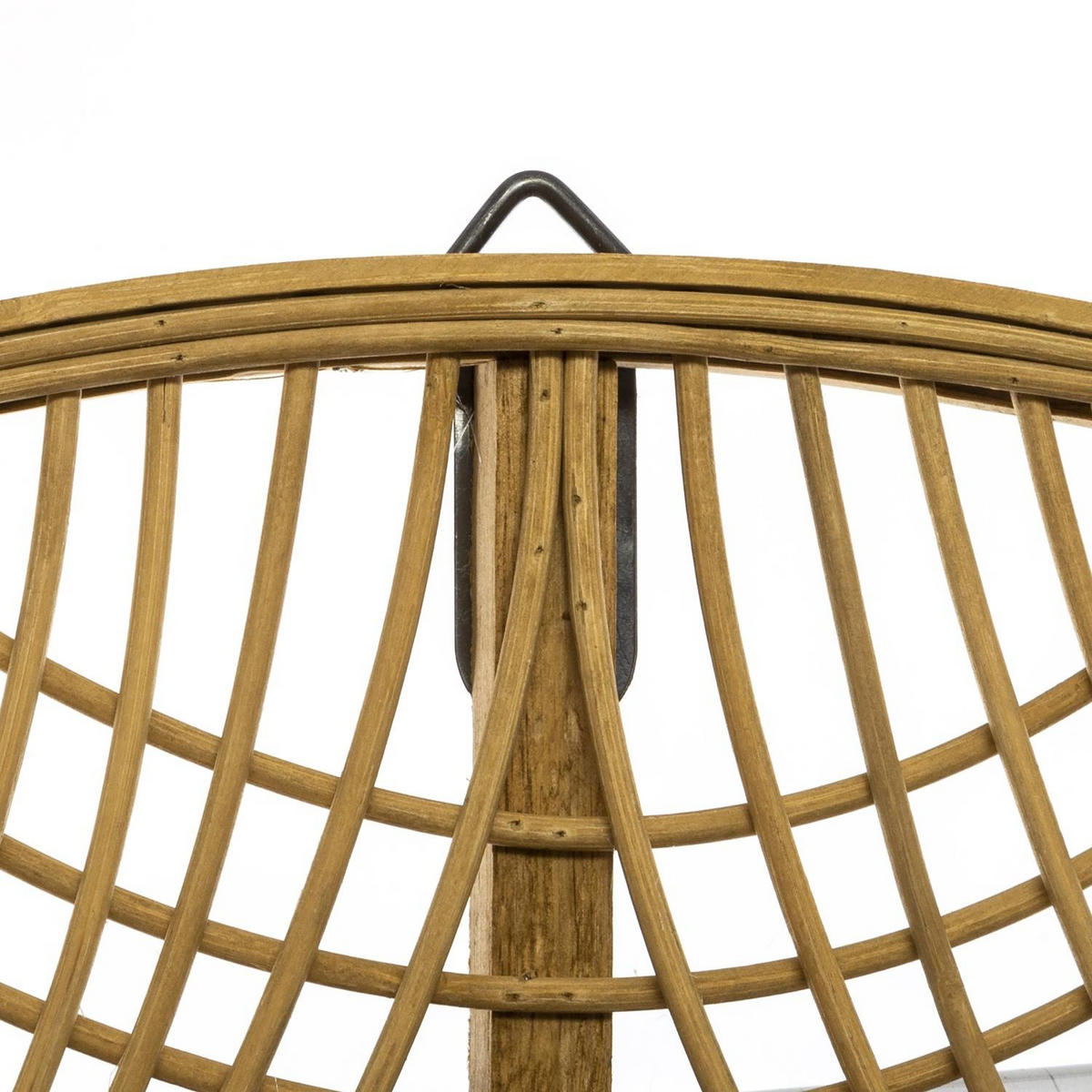 BOHO-SPIEGEL mit Bambusrahmen Ina 90/90/2 cm - Beige, Holzwerkstoff (90/2/90cm) - Atmosphera Createur d´interieur