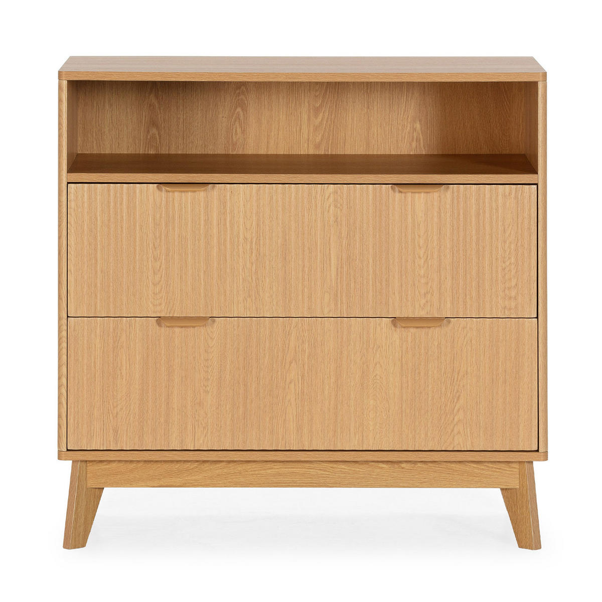 KOMMODE 80/80/40 Oporto Eichenfarbe - Honigeiche, Holzwerkstoff (80/80/40cm) - VS Venta-stock