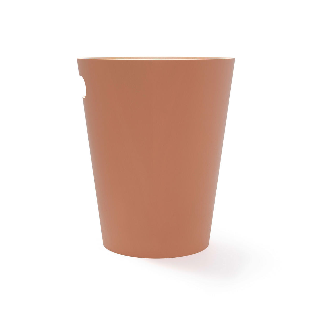 ABFALLEIMER Woodrow, Terrakotta Braun - Braun, Holz (23/28/23cm)