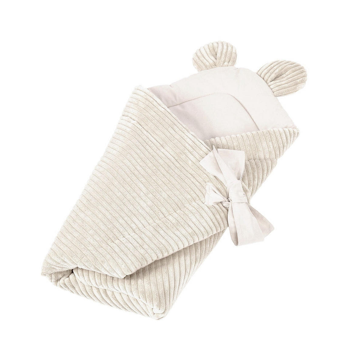 BABYWICKELTUCH, Aesthetic, Vanille - Creme, Textil (35/65cm) - MeowBaby