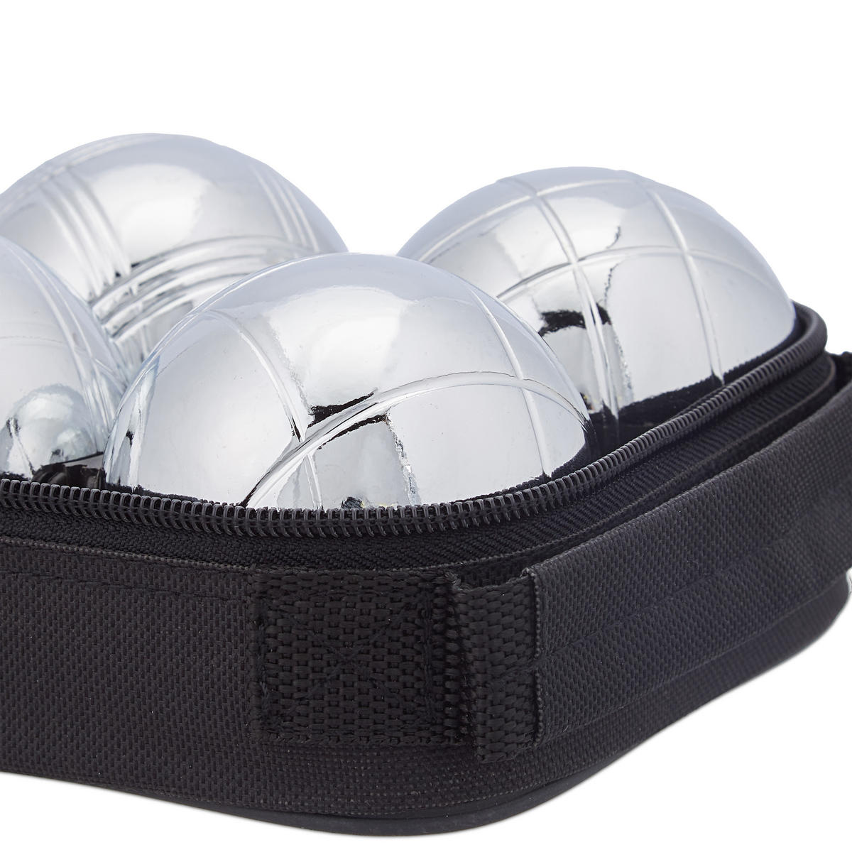 BOULE Kugeln - Multicolor, Textil/Metall (15.5/15.5cm) - Relaxdays