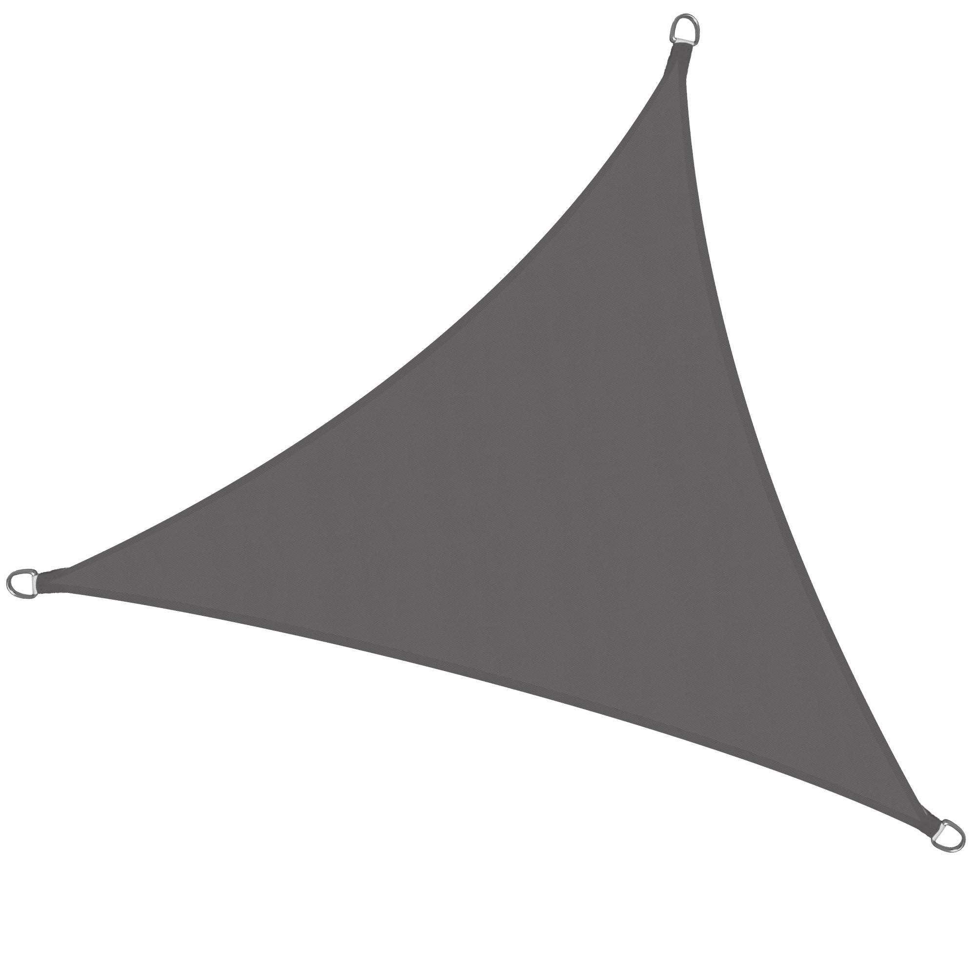SONNENSEGEL SolVision PS9 300/300/300 cm dreieckig Anthrazit PE - Anthrazit, Kunststoff (300/300cm) - Sol Royal