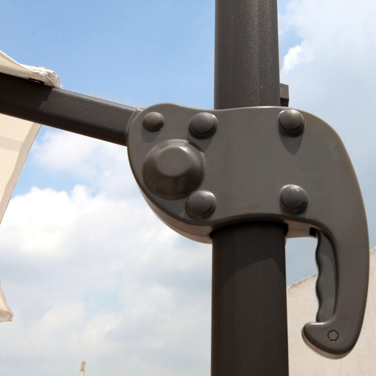 AMPELSCHIRM Beige - Beige, Textil (290/290cm) - SVITA