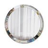 SPIEGEL Ø100 cm Rund mit Aufdruck - Perlmutt, Glas (100/100/0.4cm) - TULUP