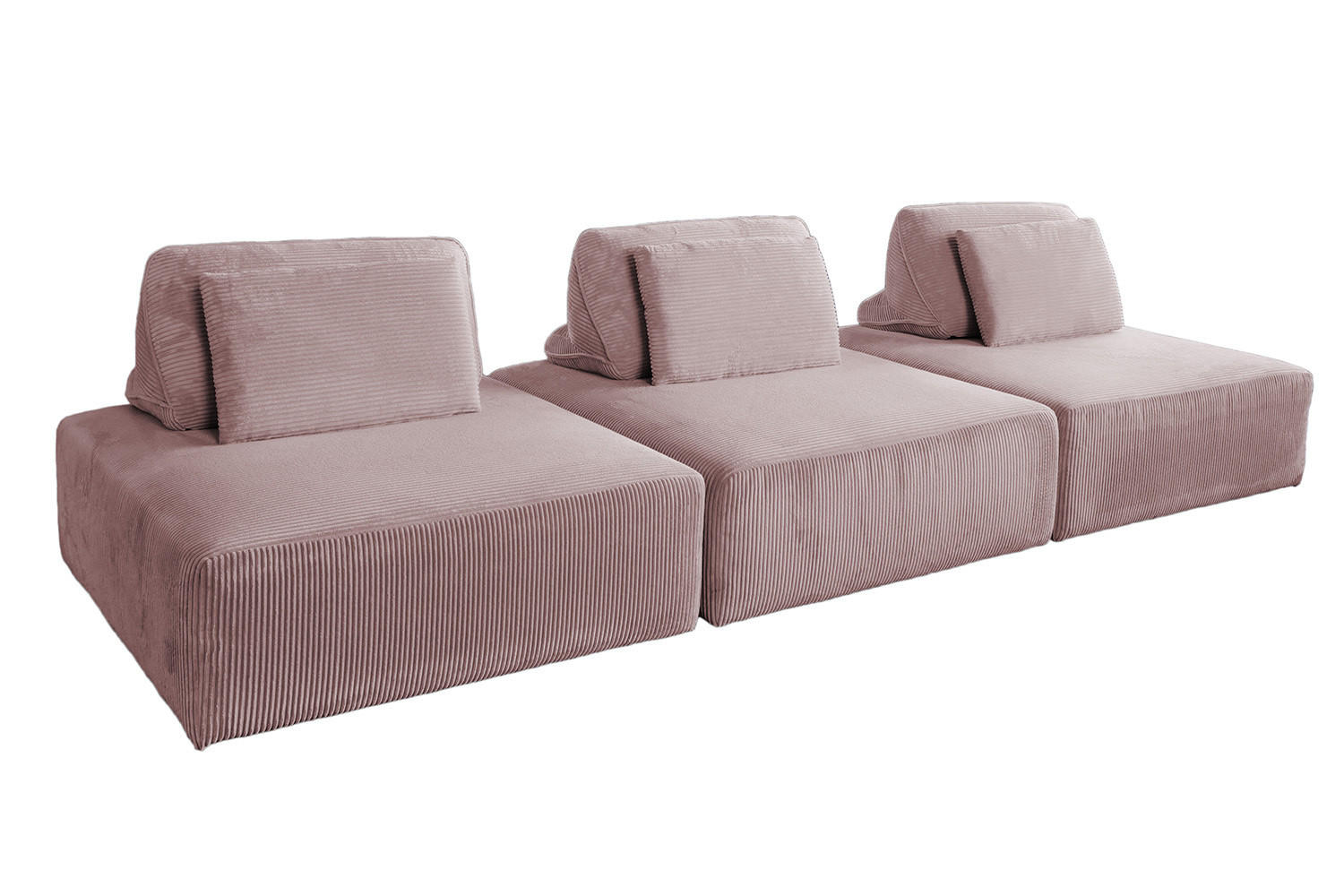 Kawola Modulsofa Rosa 333x84x111 cm