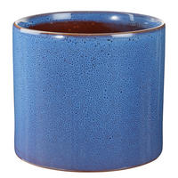 BLUMENTOPF Glaze - Blau, Keramik (16cm) - Butlers
