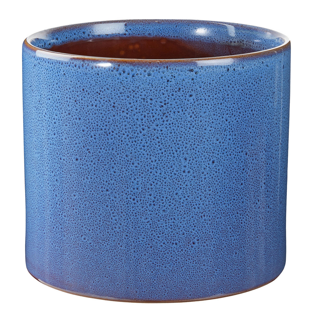 BLUMENTOPF Glaze - Blau, Keramik (16cm) - Butlers