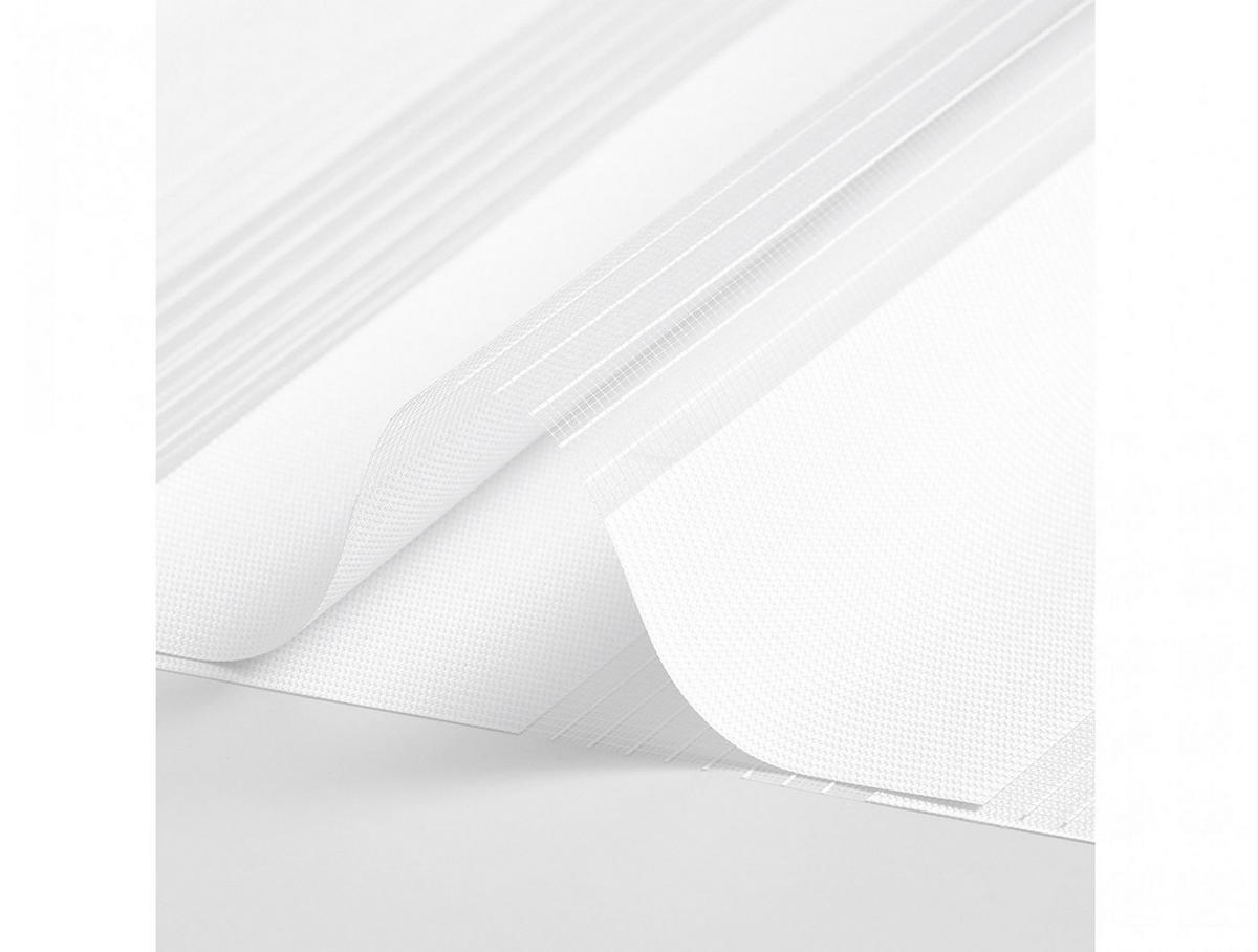 ROLLO Polyester Transluzent Cream 130x180 - Creme, Textil (130/180/1cm) - Purline