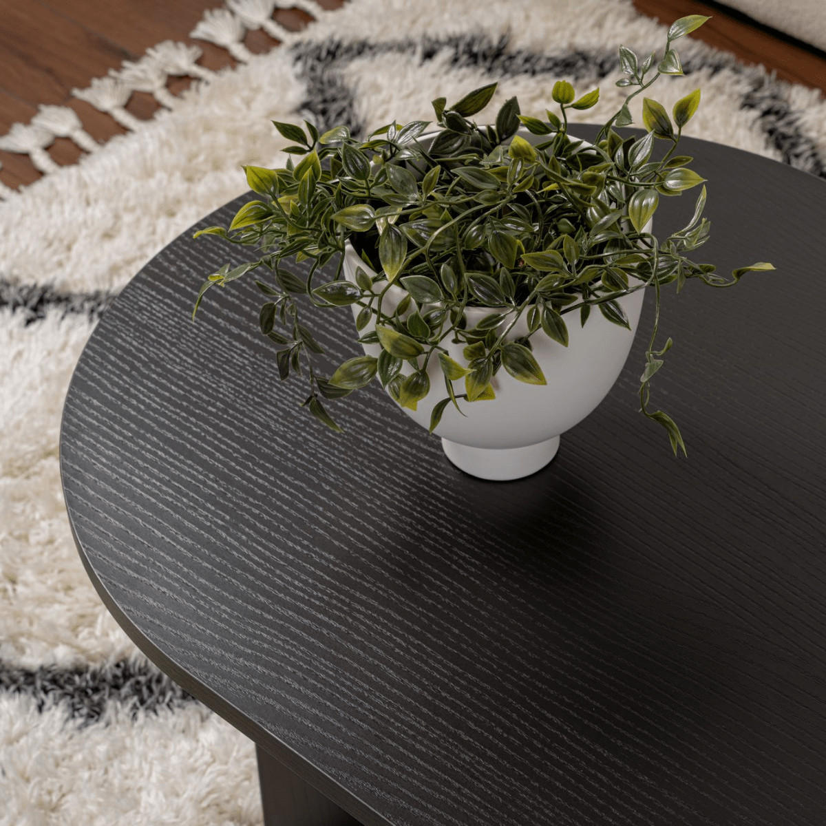 COUCHTISCH - iris 119/60/39,8 cm - Schwarz, Holzwerkstoff (119/60/39.8cm) - Calicosy