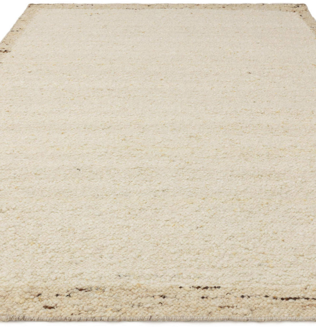 TEPPICH Wohn-/Schlafzimmer Flachgewebe BORDY Beige 200x290 cm - Beige, Naturmaterialien (200/290cm) - Novatrend