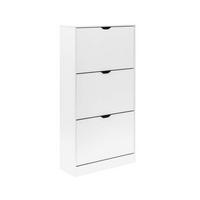 SCHUHSCHRANK Weiß 23/23/119 cm - Weiß, Holzwerkstoff (23/119/23cm) - Mobili Rebecca