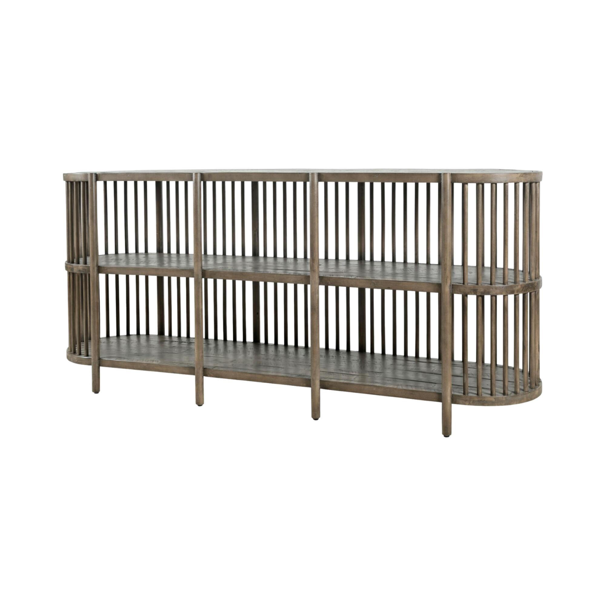 STANDREGAL AVOLA Braun 183x46x81 cm - Braun, Holz (183/81/46cm) - FURNLUX