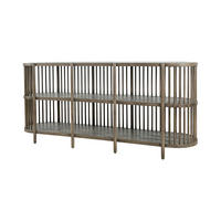 STANDREGAL AVOLA Braun 183x46x81 cm - Braun, Holz (183/81/46cm) - FURNLUX