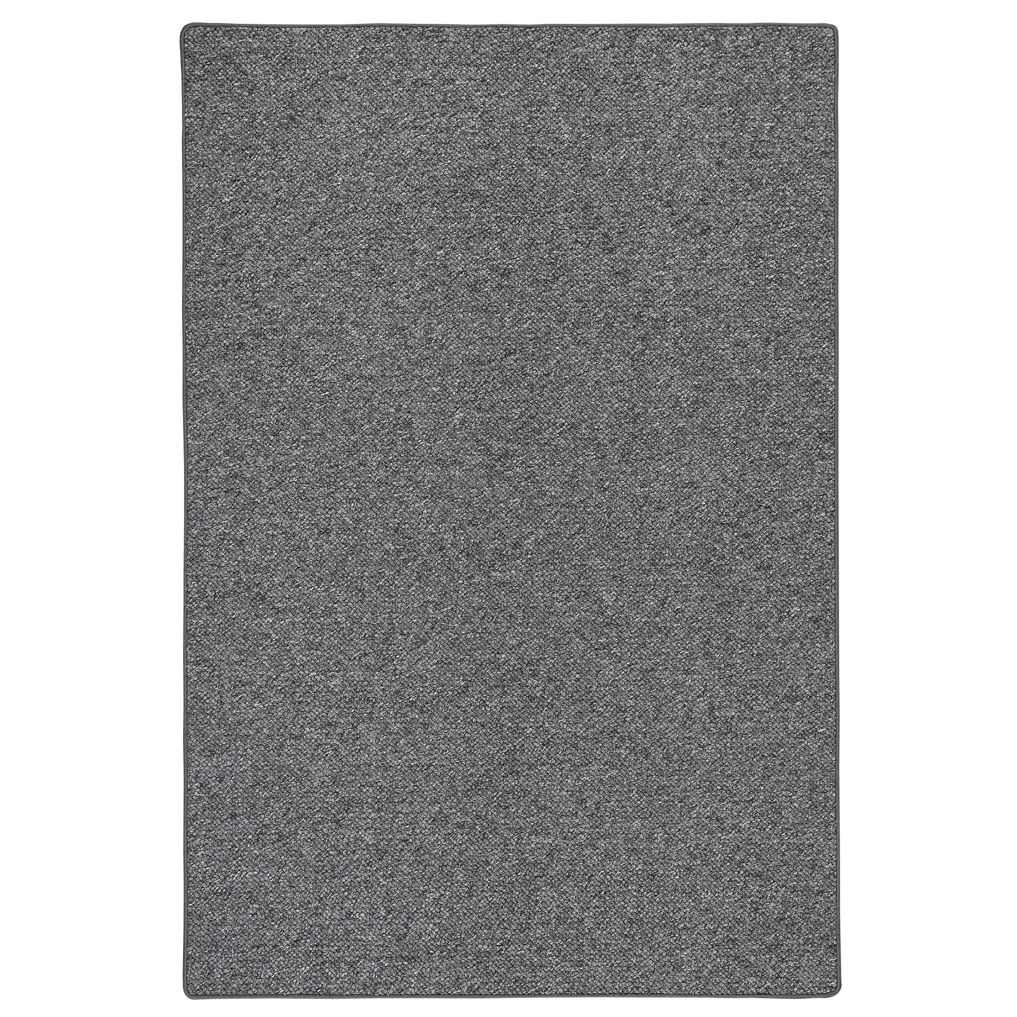 LUXUS WOLL-OPTIK BERBER JUNA MELIERT - Anthrazit, Textil (100/100cm) - Snapstyle