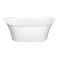 FREISTEHENDE Badewanne - 160 cm x 79 cm - acryl - weiß Kyron - Weiß, Kunststoff (160/66/79cm) - Vente-Unique