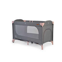 REISEBETT LAUFSTALL Skyglow rosa 2 Räder mit Bremsen Matratze Seiteneingang - Rosa, Kunststoff (60/120cm) - Cangaroo