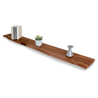 WANDREGAL AMANDA - Braun/Akaziefarben, Holz (150/3/20cm) - SAM