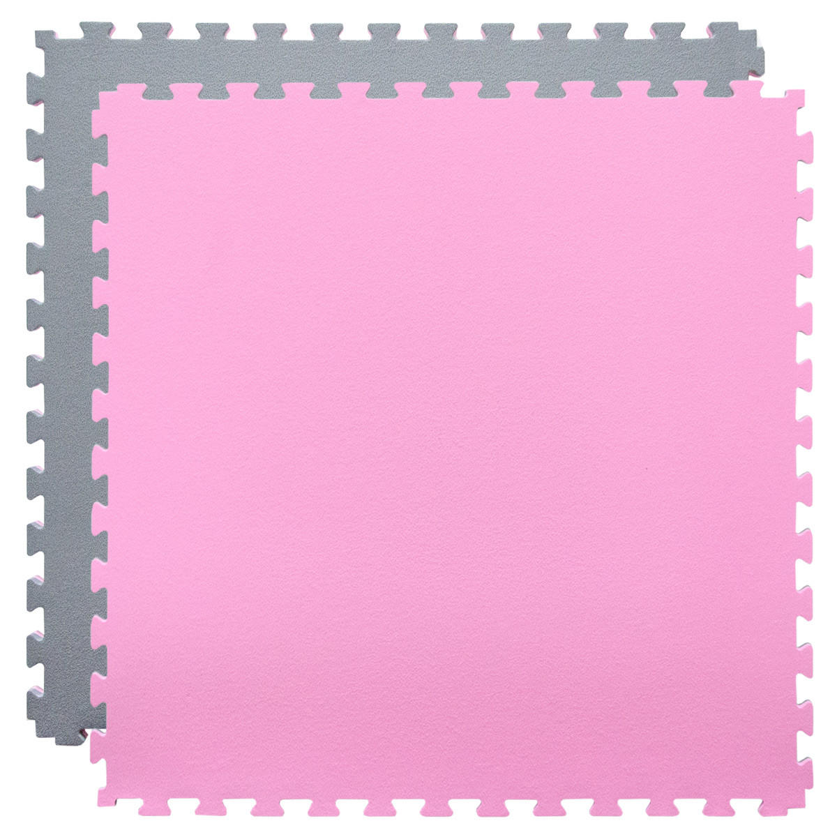 PUZZLEMATTE 90x90x2 cm, Pink - Pink, Kunststoff (90/90cm) - eyepower