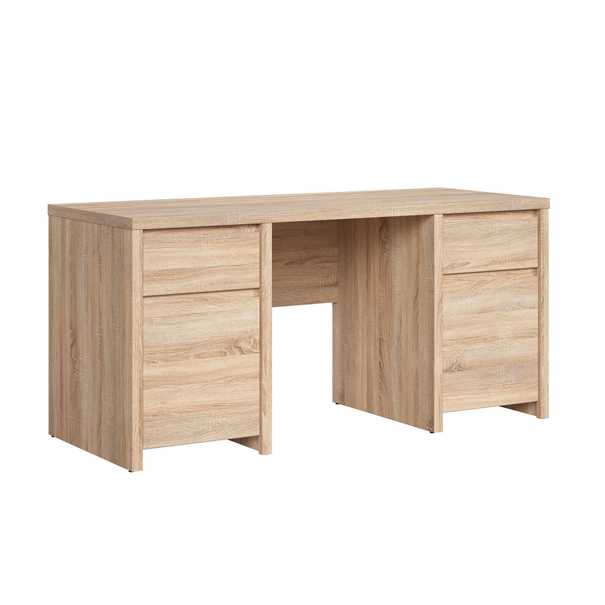 SCHREIBTISCH Soren Holz - Braun, Holzwerkstoff (65/160/77cm) - Petits-meubles