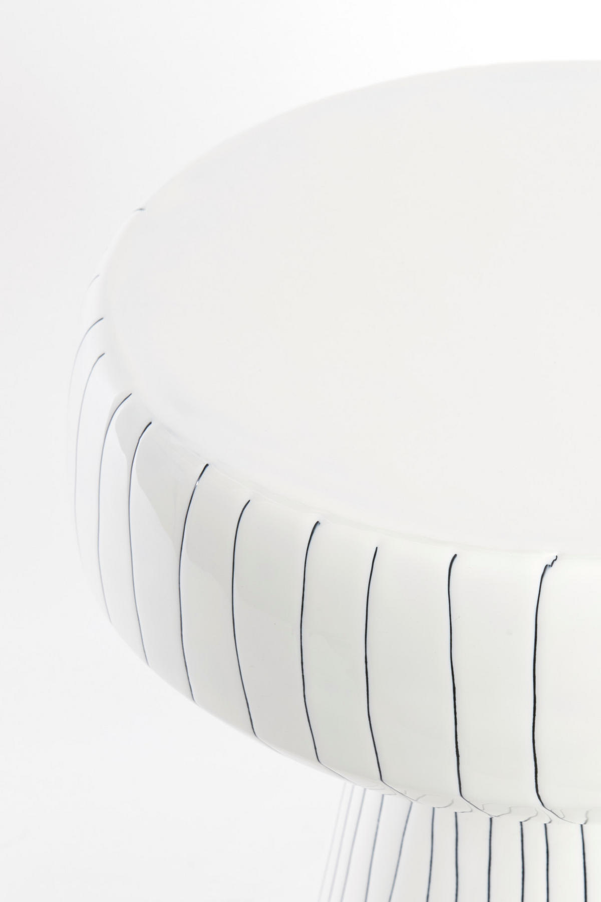 BEISTELLTISCH Dakwa Weiß Ø38/42 cm - Weiß, Metall (38/38/42cm) - Light & Living