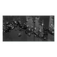 GLASPLATTE für Kamin 140x70 cm - Schwarz, Glas (140/70/0.4cm) - TULUP