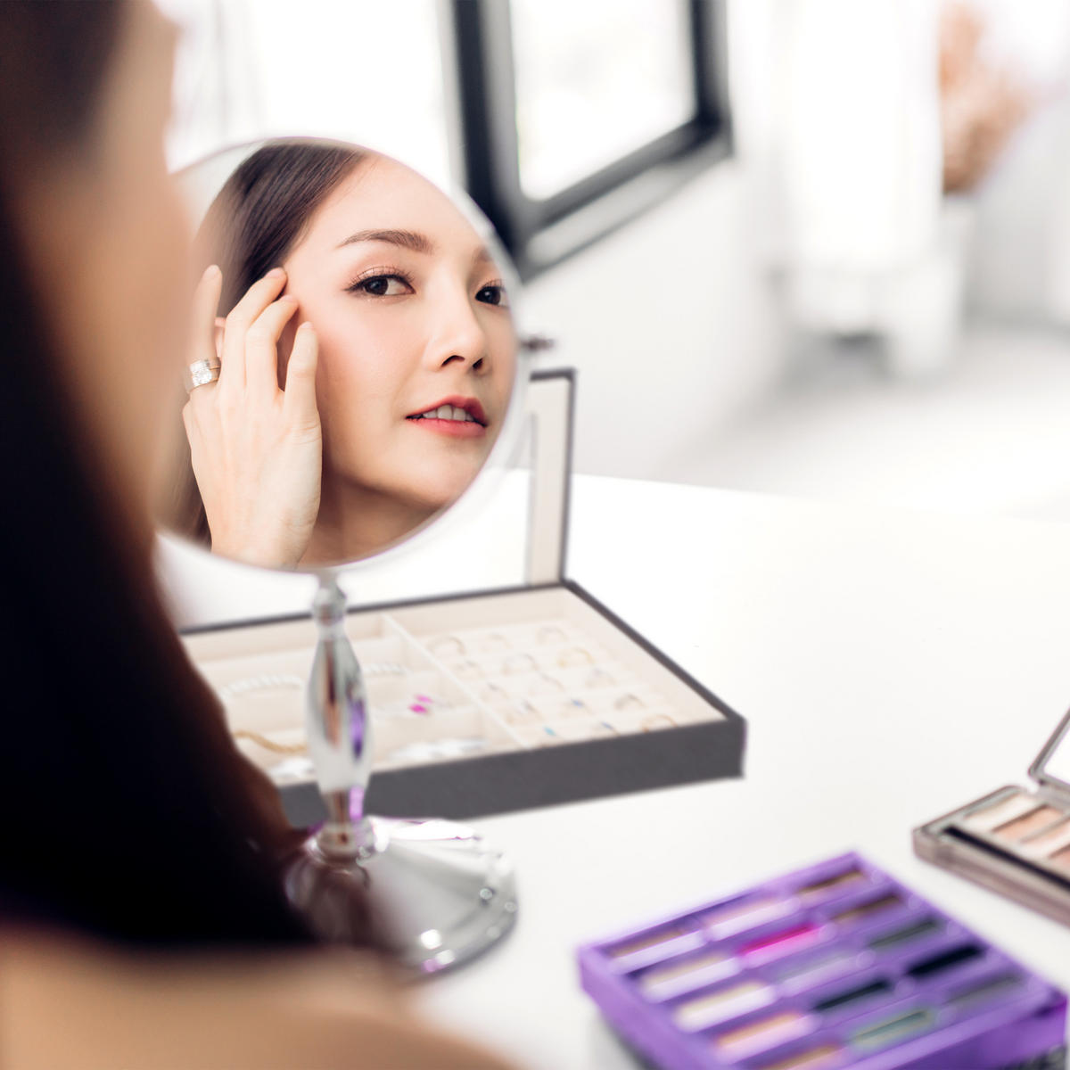 SCHMUCKKÄSTCHEN - Multicolor, Holzwerkstoff/Wellpappe (30/5/21cm) - Relaxdays