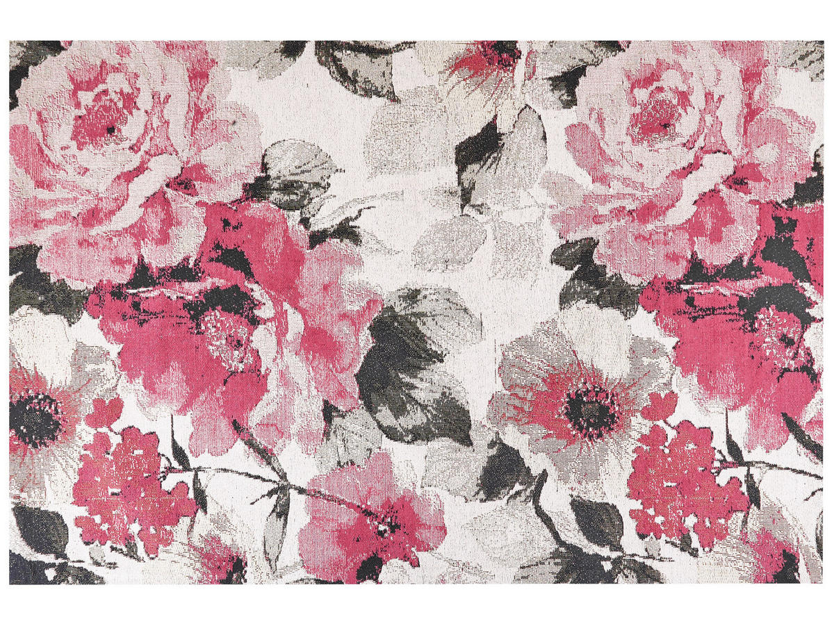 KURZFLOR-TEPPICH Ejaz 300/200 cm - Pink, Textil (200/300cm) - Beliani