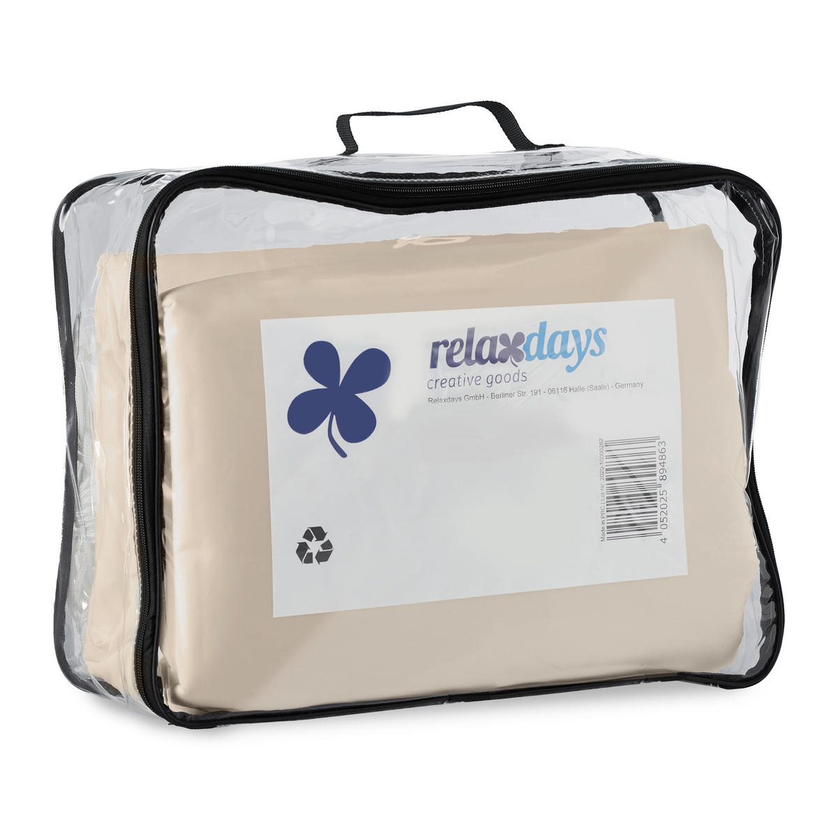 SJENILO - bež, tekstil/metal (600/500cm) - Relaxdays