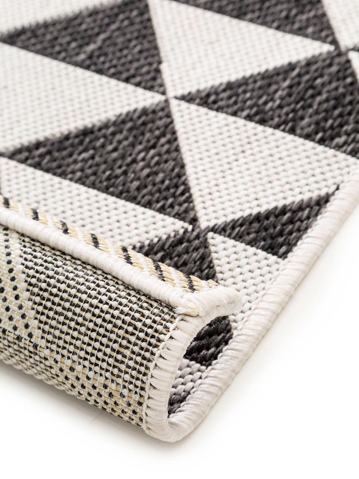 OUTDOORTEPPICH Cleo Schwarz 200x300 cm - Schwarz, Textil (200/300cm) - benuta Nest