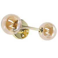 WANDLEUCHTE Ramis 36/12/12 cm - Goldfarben, Metall (12/12/12cm) - Beliani