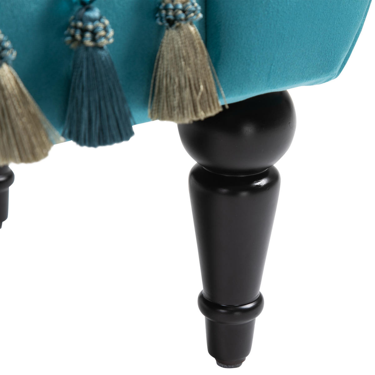 POLSTERBANK, Polyester, Kautschu,k Schaumstoff, Blau, 117 x 40 x 58 cm - Blau, Kunststoff (40/58/117cm) - HOMCOM