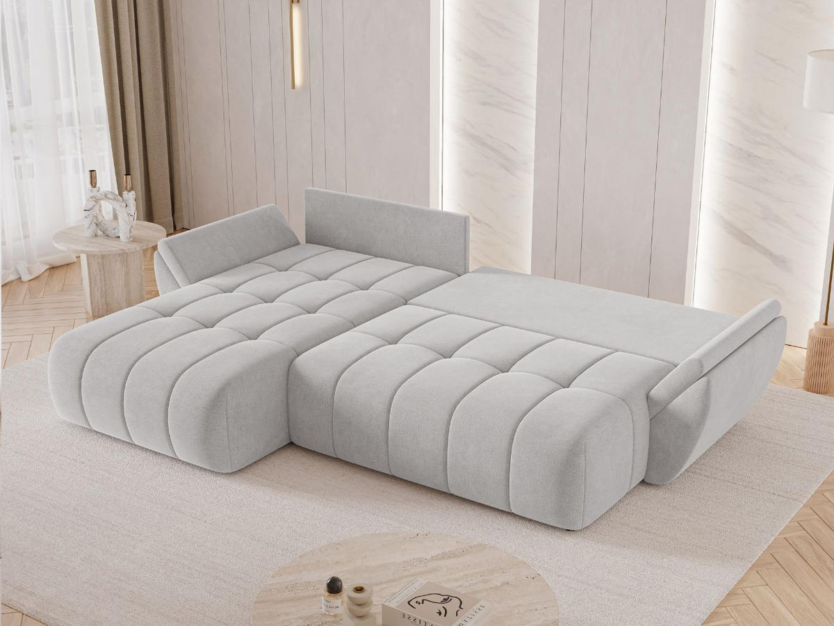 ECKSOFA Decor Grau - Grau, Holz/Textil (280/190cm) - Graingold