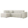 ECKSOFA Lordin, Seite: Links - Creme, Holz/Textil (267/205cm) - MIRJAN24