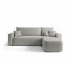 ECKSOFA mit Schlaffunktion SENNO Quelle 83 Rechts - Grau, Textil (250/150cm) - Bedante