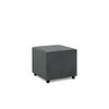 SITZPOUF 50 X 50 NEO, Dunkelgrau - Grau, Textil (51/40/51cm)