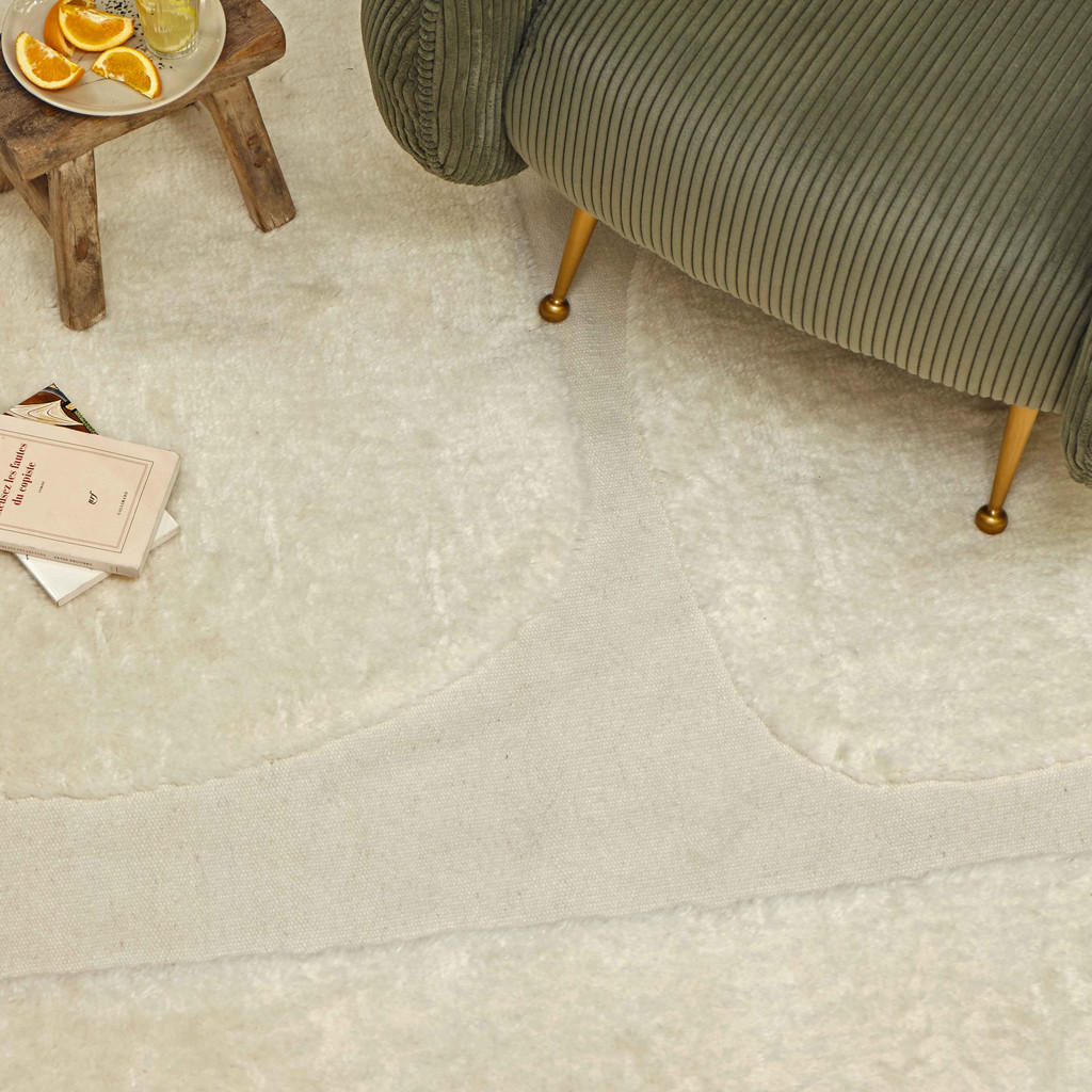 Thumbnail - Oviala Teppich,, Weiß, Textil, 160x230 cm, Teppiche & Böden, Teppiche