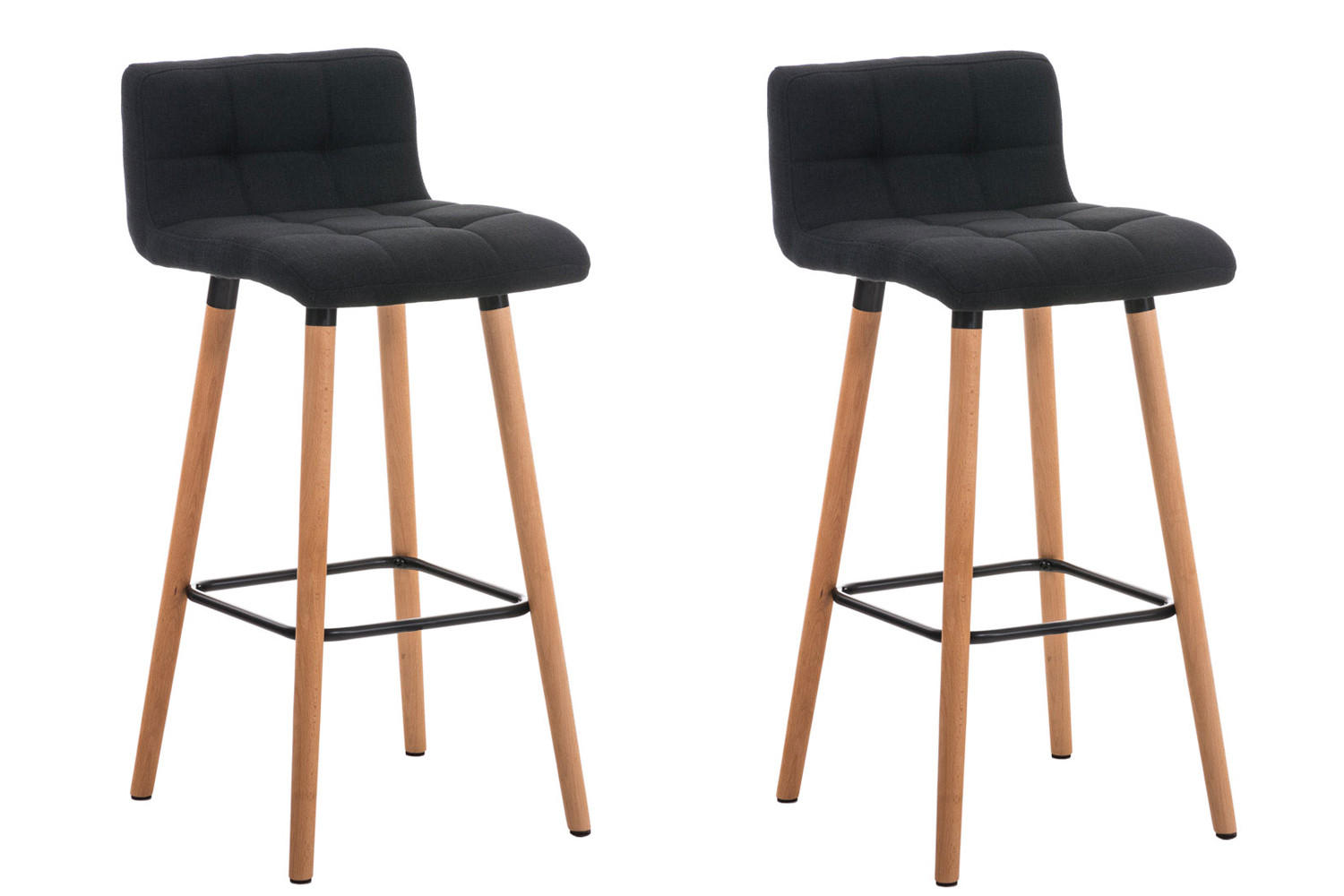 Deluke Barhocker Dunkelgrau 42x94x49 cm