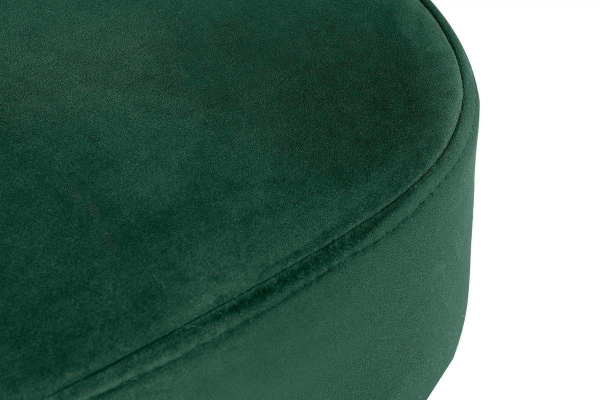 COCKTAILSESSEL DUCO auf hohen Beinen, Dunkelgrün/Eiche - Dunkelgrün/Eichefarben, Holz/Textil (63/89/65cm) - KONSIMO®
