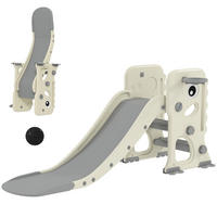 KINDERRUTSCHE DE-09330 Dinosaurier-Design - Creme, Kunststoff (52/65/146cm) - ComfortXL