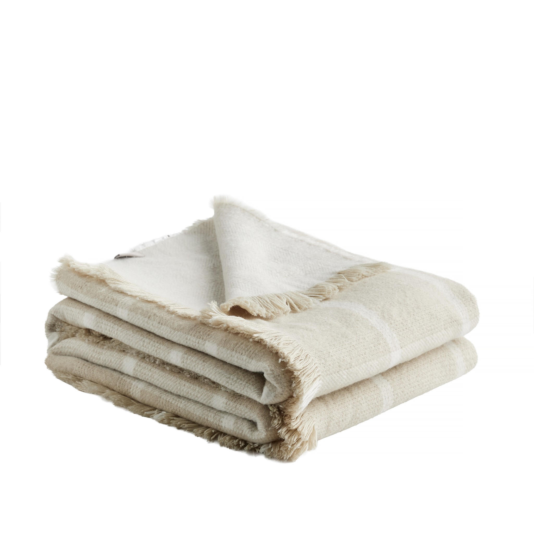 DECKE Mina - Hellgrau, Textil (130/170cm) - home&you